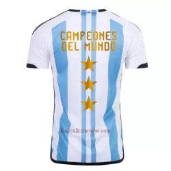 Koszulka Champions Argentyna 3 Star MŚ 2022 Domowa