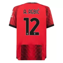 Koszulka AC Milan A. Rebic 12 23/24 Domowa