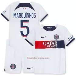 Koszulka Paris Saint-Germain Marquinhos 5 23/24 Wyjazdowa Dziecięca Koszulka Paris Saint-Germain Marquinhos 5 23/24 Wyjazdowa Dziecięca