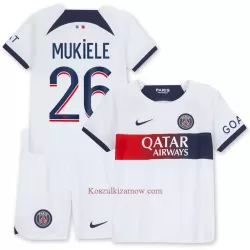 Koszulka Paris Saint-Germain Mukiele 26 23/24 Wyjazdowa Dziecięca Koszulka Paris Saint-Germain Mukiele 26 23/24 Wyjazdowa Dziecięca