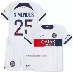 Koszulka Paris Saint-Germain N.Mendes 25 23/24 Wyjazdowa Dziecięca Koszulka Paris Saint-Germain N.Mendes 25 23/24 Wyjazdowa Dziecięca