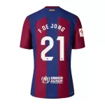 Koszulka FC Barcelona Frenkie de Jong 21 23/24 Domowa