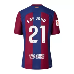 Koszulka FC Barcelona Frenkie de Jong 21 23/24 Domowa Dziecięca