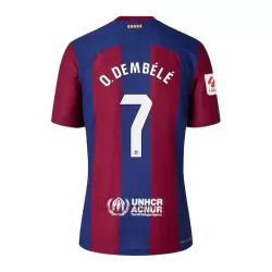 Koszulka FC Barcelona O. Dembele 7 23/24 Domowa Koszulka FC Barcelona O. Dembele 7 23/24 Domowa