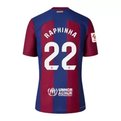 Koszulka FC Barcelona Raphinha 22 23/24 Domowa Dziecięca