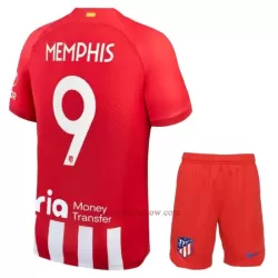 Koszulka Atlético Madryt Memphis 9 23/24 Domowa Dziecięca Koszulka Atlético Madryt Memphis 9 23/24 Domowa Dziecięca