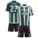 Koszulka Manchester United Shaw 23 23/24 Wyjazdowa Dziecięca