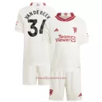 Koszulka Manchester United Van De Beek 34 23/24 Trzecia Dziecięca
