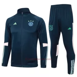 Ajax Amsterdam Komplet Kurtki Treningowej 23/24 Niebieski Ajax Amsterdam Komplet Kurtki Treningowej 23/24 Niebieski