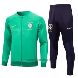 Brazylia Komplet Kurtki Treningowej 23/24 Zielony Brazylia Komplet Kurtki Treningowej 23/24 Zielony