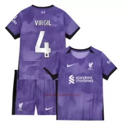 Koszulka Liverpool Virgil 4 23/24 Trzecia Dziecięca