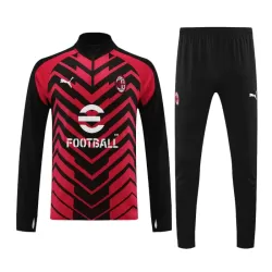 AC Milan Zestaw Bluzy Treningowej 23/24 Czerwony-Czarny AC Milan Zestaw Bluzy Treningowej 23/24 Czerwony-Czarny