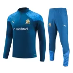 Olympique Marseille Zestaw Bluzy Treningowej 23/24 Marynarka-Wojenna