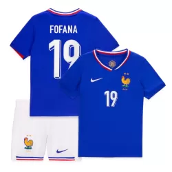 Koszulka Francja Fofana 19 EURO 2024 Domowa Dziecięca Koszulka Francja Fofana 19 EURO 2024 Domowa Dziecięca
