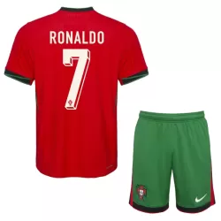 Koszulka Portugalia Ronaldo 7 EURO 2024 Domowa Dziecięca