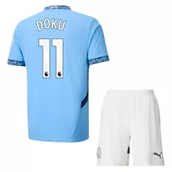 Koszulka Manchester City Doku 11 24/25 Domowa Dziecięca Koszulka Manchester City Doku 11 24/25 Domowa Dziecięca