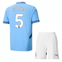 Koszulka Manchester City Stones 5 24/25 Domowa Dziecięca Koszulka Manchester City Stones 5 24/25 Domowa Dziecięca