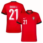 Koszulka Portugalia Diogo J. 21 EURO 2024 Domowa