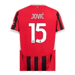 Koszulka AC Milan Jovic 15 24/25 Domowa Koszulka AC Milan Jovic 15 24/25 Domowa
