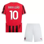 Koszulka AC Milan Rafael Leão 10 24/25 Domowa Dziecięca