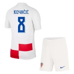 Koszulka Chorwacja Kovacic 8 EURO 2024 Domowa Dziecięca Koszulka Chorwacja Kovacic 8 EURO 2024 Domowa Dziecięca