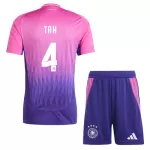 Koszulka Niemcy Tah 4 EURO 2024 Wyjazdowa Dziecięca