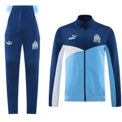 Olympique Marseille Komplet Kurtki Treningowej 24/25 Niebieski Olympique Marseille Komplet Kurtki Treningowej 24/25 Niebieski