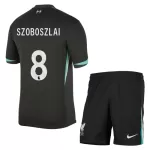 Koszulka Liverpool Szoboszlai 8 24/25 Wyjazdowa Dziecięca