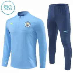 Manchester City Zestaw Bluzy Treningowej 24/25 Niebieski Dziecięca Manchester City Zestaw Bluzy Treningowej 24/25 Niebieski Dziecięca