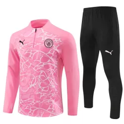 Manchester City Zestaw Bluzy Treningowej 24/25 Różowy Manchester City Zestaw Bluzy Treningowej 24/25 Różowy