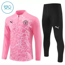 Manchester City Zestaw Bluzy Treningowej 24/25 Różowy Dziecięca Manchester City Zestaw Bluzy Treningowej 24/25 Różowy Dziecięca