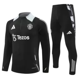 Manchester United Zestaw Bluzy Treningowej 24/25 Czarny Manchester United Zestaw Bluzy Treningowej 24/25 Czarny