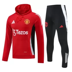 Manchester United Hoodie Zestaw Bluzy Treningowej 24/25 Czerwony Manchester United Hoodie Zestaw Bluzy Treningowej 24/25 Czerwony