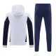 Real Madryt Hoodie Zestaw Bluzy Treningowej 24/25 Biały