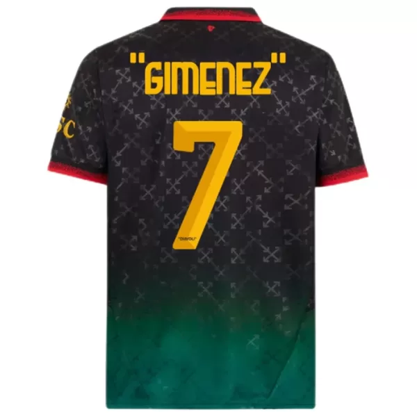Koszulka AC Milan Gimenez 7 24/25 Czwarta Koszulka AC Milan Gimenez 7 24/25 Czwarta