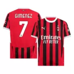 Koszulka AC Milan Gimenez 7 24/25 Domowa