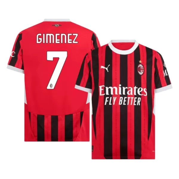 Koszulka AC Milan Gimenez 7 24/25 Domowa Koszulka AC Milan Gimenez 7 24/25 Domowa