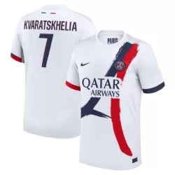 Koszulka Paris Saint-Germain Kvaratskhelia 7 24/25 Wyjazdowa