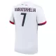 Koszulka Paris Saint-Germain Kvaratskhelia 7 24/25 Wyjazdowa