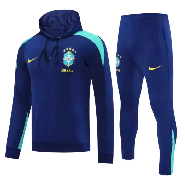 Brazylia Zestaw Bluzy Treningowej 24/25 Marynarka-Wojenna Brazylia Zestaw Bluzy Treningowej 24/25 Marynarka-Wojenna