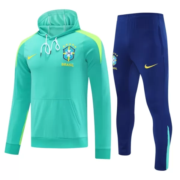 Brazylia Zestaw Bluzy Treningowej 24/25 Zielony Brazylia Zestaw Bluzy Treningowej 24/25 Zielony