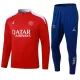 Paris Saint-Germain Zestaw Bluzy Treningowej 24/25 Czerwony Paris Saint-Germain Zestaw Bluzy Treningowej 24/25 Czerwony