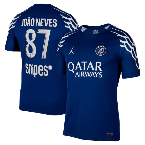 Koszulka Paris Saint-Germain Joao Neves 87 24/25 Czwarta Koszulka Paris Saint-Germain Joao Neves 87 24/25 Czwarta