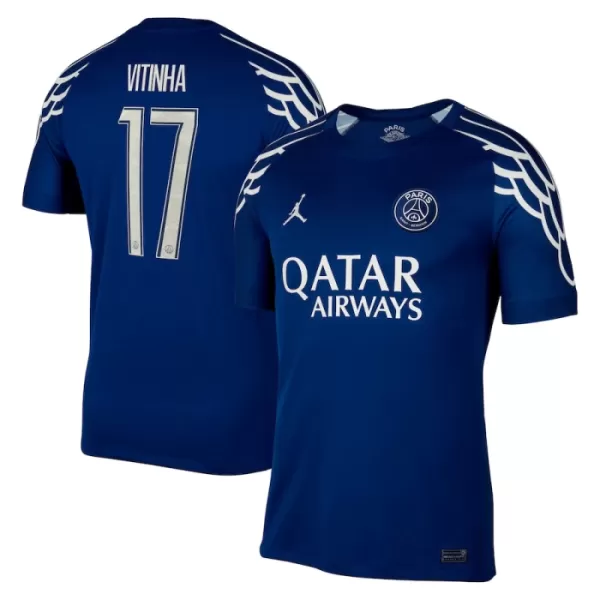 Koszulka Paris Saint-Germain Vitinha 17 24/25 Czwarta Koszulka Paris Saint-Germain Vitinha 17 24/25 Czwarta