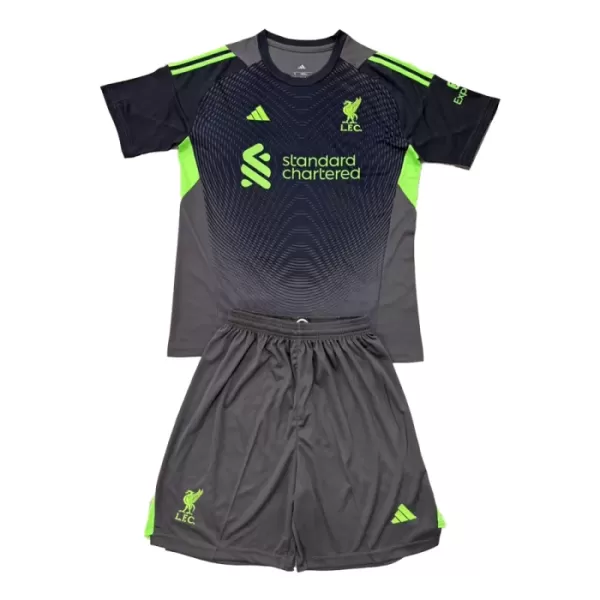 Koszulka Bramkarska Liverpool 25/26 Czarny Dziecięca Koszulka Bramkarska Liverpool 25/26 Czarny Dziecięca