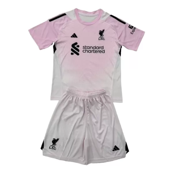 Koszulka Bramkarska Liverpool 25/26 Różowy Dziecięca Koszulka Bramkarska Liverpool 25/26 Różowy Dziecięca
