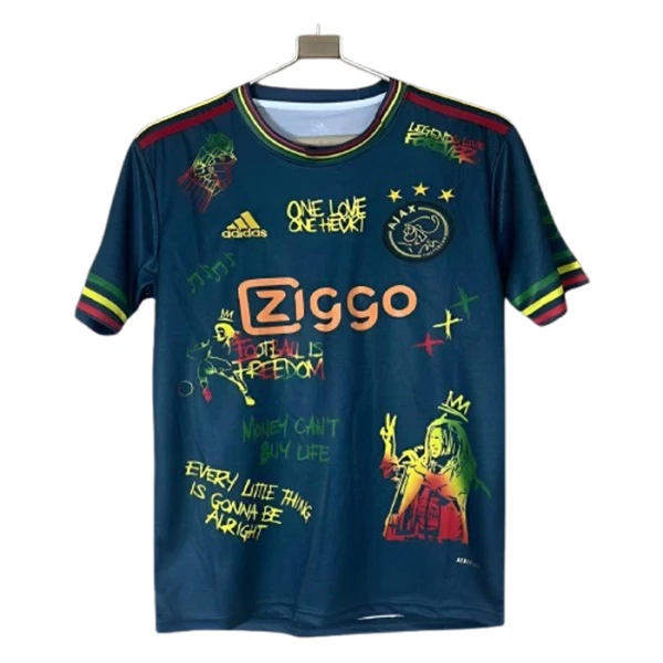 Koszulka Ajax Amsterdam x Bob Marley 24/25 Marynarka-Wojenna Koszulka Ajax Amsterdam x Bob Marley 24/25 Marynarka-Wojenna