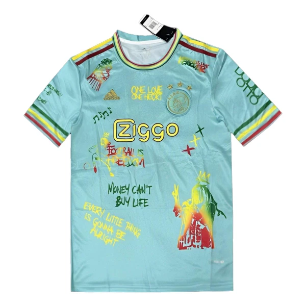 Koszulka Ajax Amsterdam x Bob Marley 24/25 Niebieski Koszulka Ajax Amsterdam x Bob Marley 24/25 Niebieski