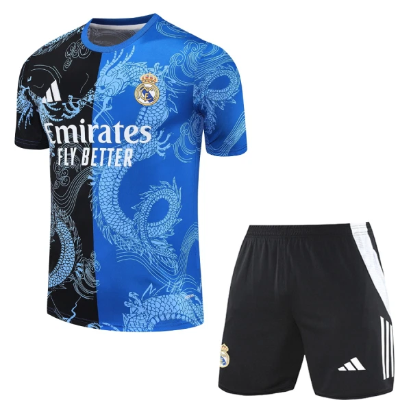 Koszulka Real Madryt Dragon 24/25 Niebieski Dziecięca Koszulka Real Madryt Dragon 24/25 Niebieski Dziecięca