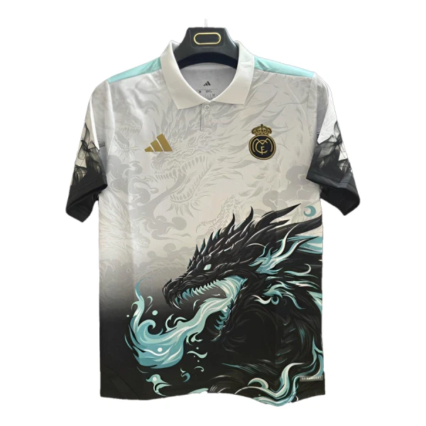 Koszulka Real Madryt Dragon 25/26 Biały Koszulka Real Madryt Dragon 25/26 Biały